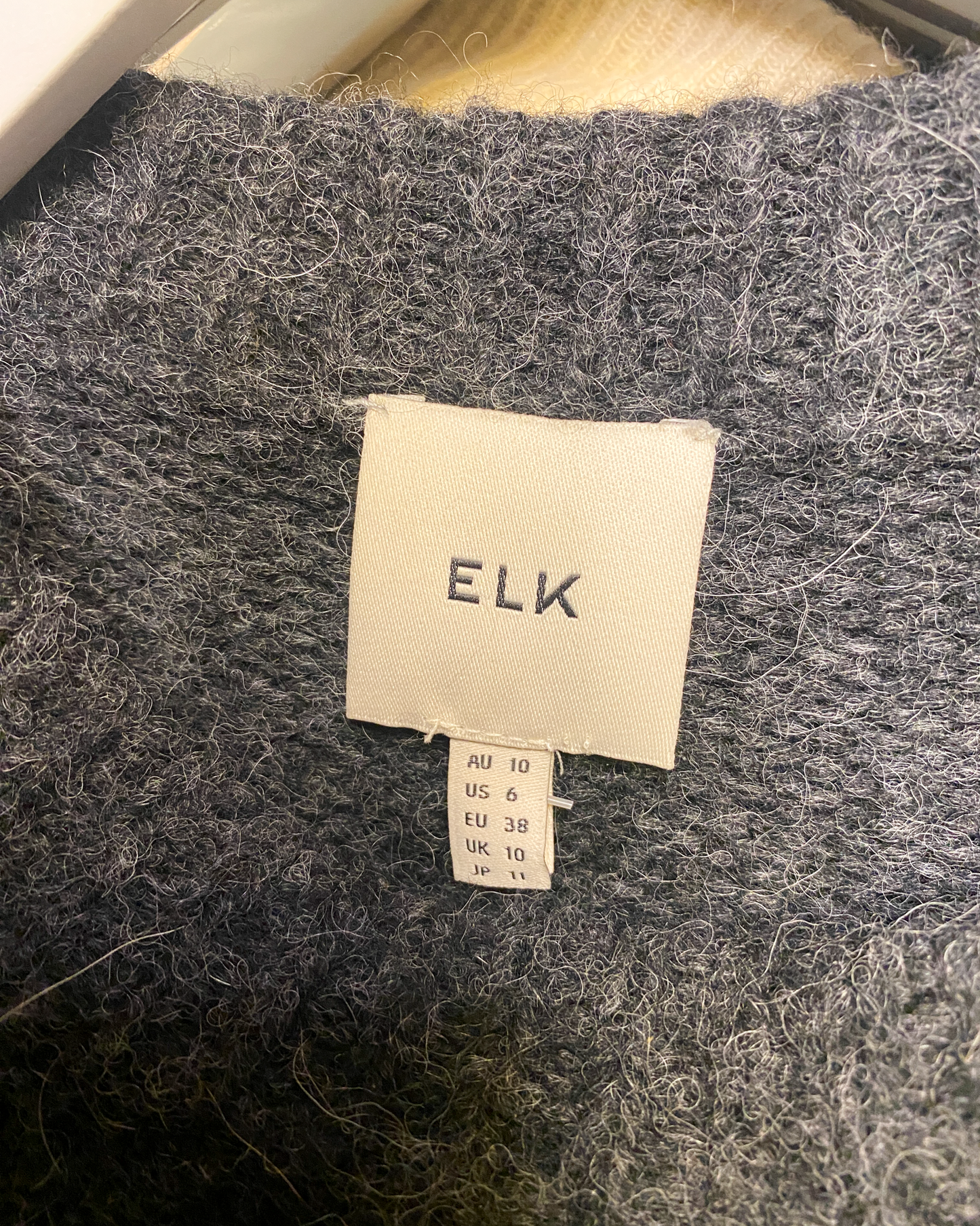 Size 10 | Elk Fuzzy Wool Blend Jumper