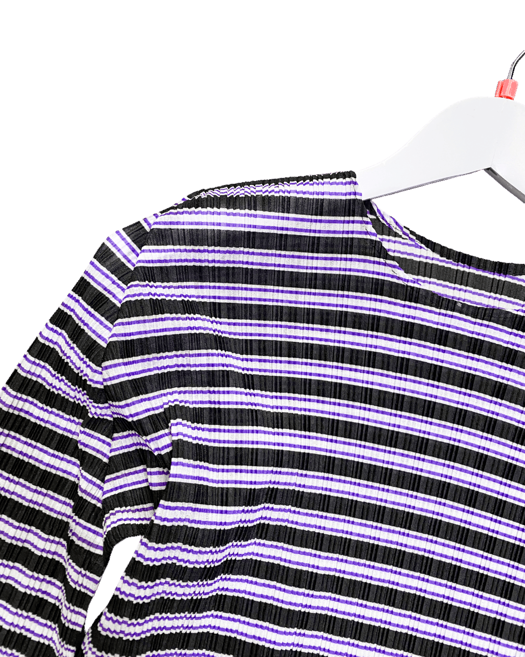Size S/M | Issey Miyake Pleats Please Striped Top