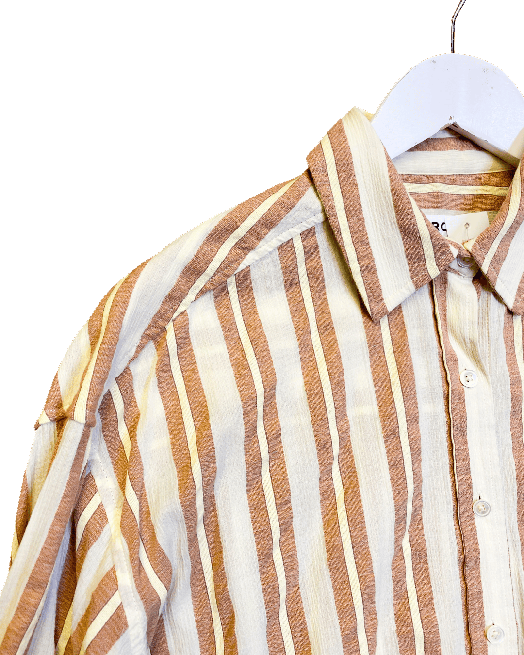 Size M | Venroy Striped Cotton Shirt