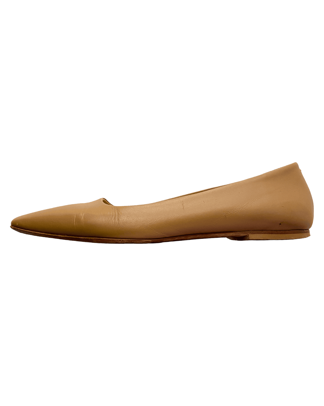 Size 40 | Aeydē Square Toe Leather Flats