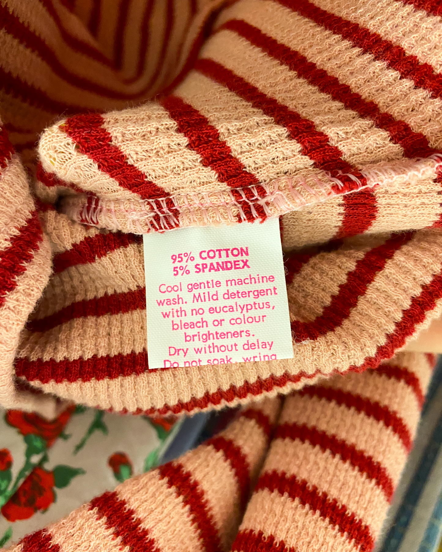 Size M | Obus Striped Waffle Knit T-Shirt