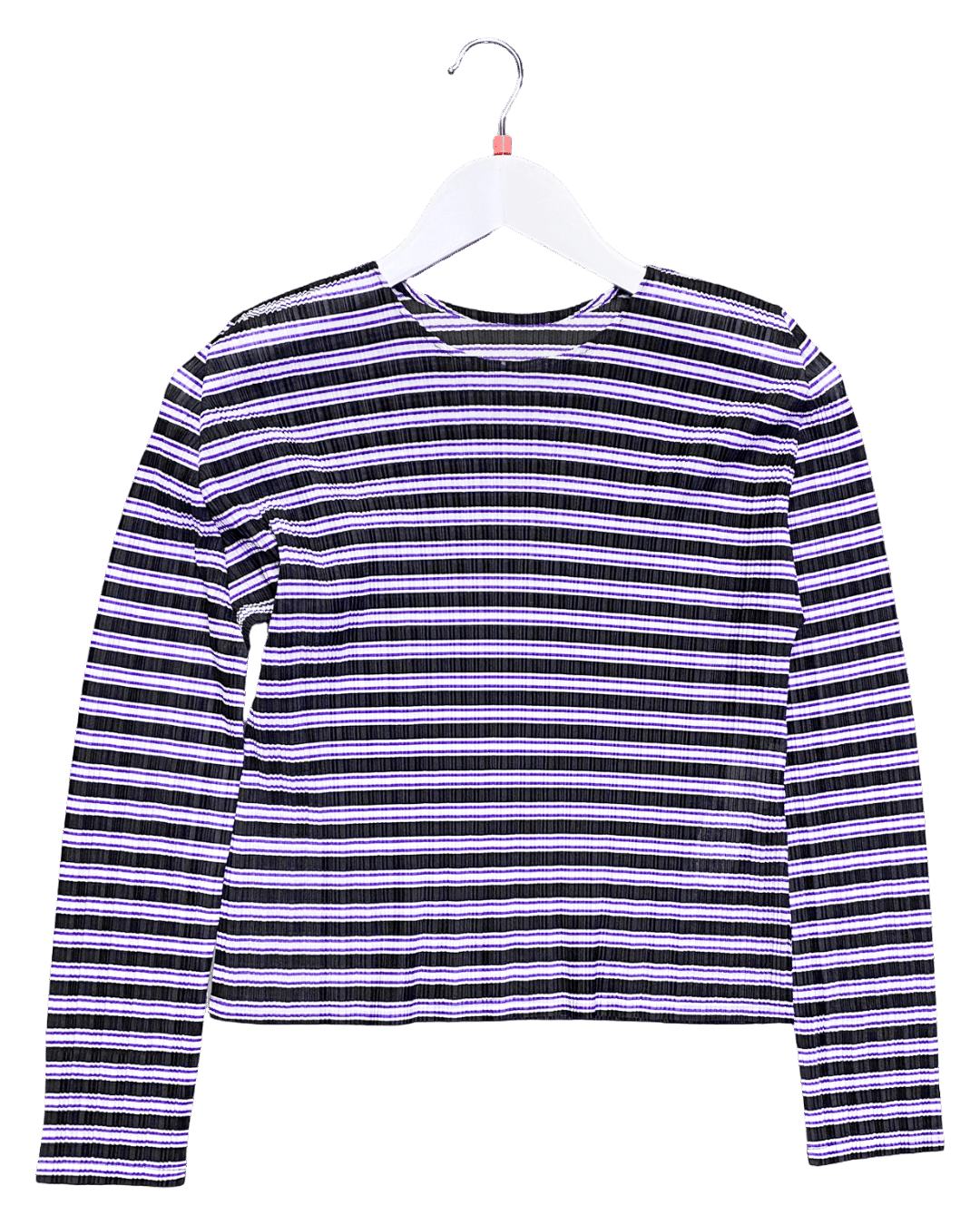 Size S/M | Issey Miyake Pleats Please Striped Top