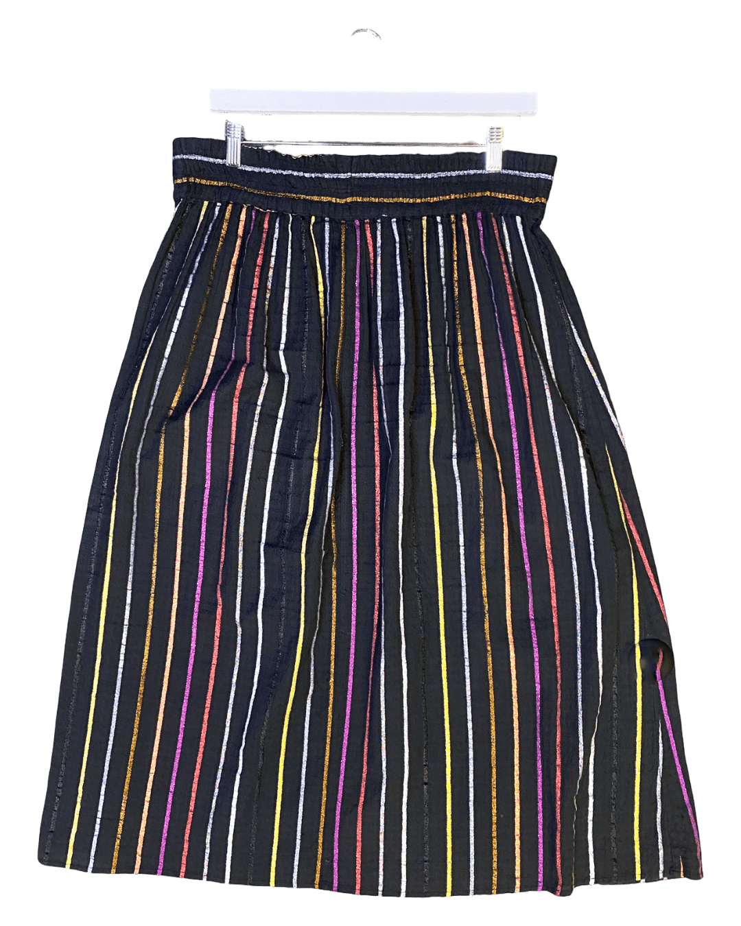 Size XL | Ace & Jig Sparkle Stripe Cotton Skirt