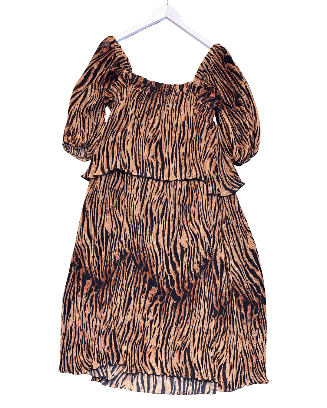 Size 44 (16) | Ganni Tiger Plisse Dress