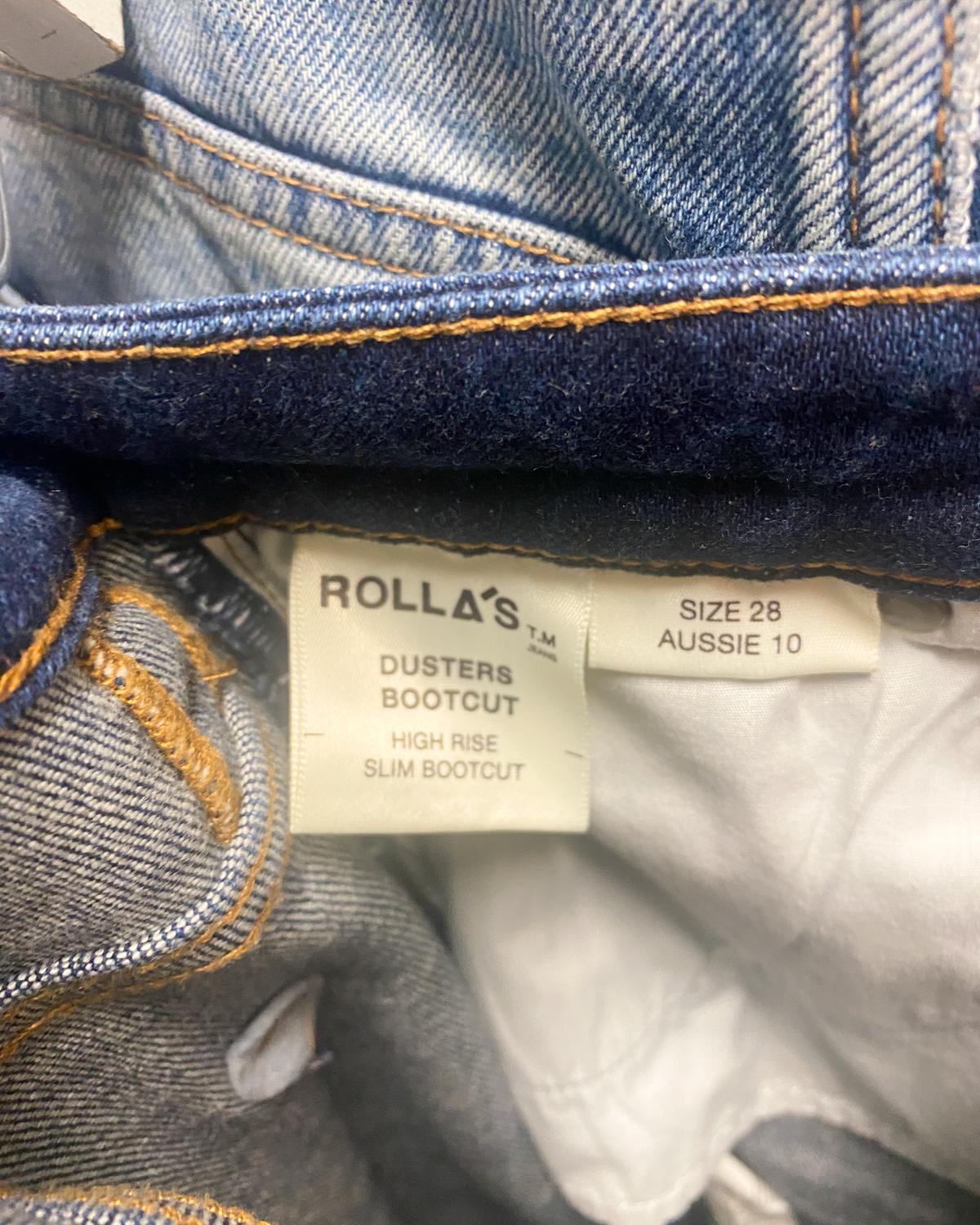 Size 28" | Rollas Organic Duster Bootcut Jeans