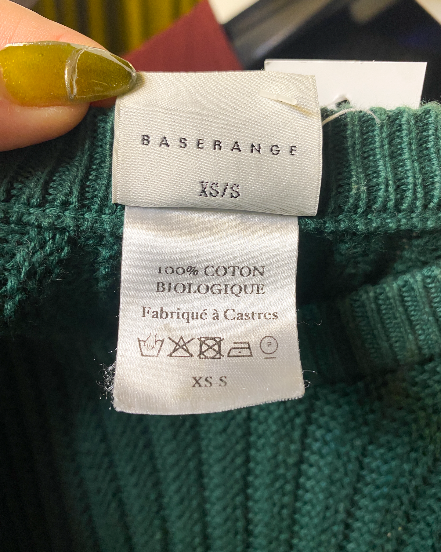 Size S | Baserange Oversized Organic Cotton Jumper