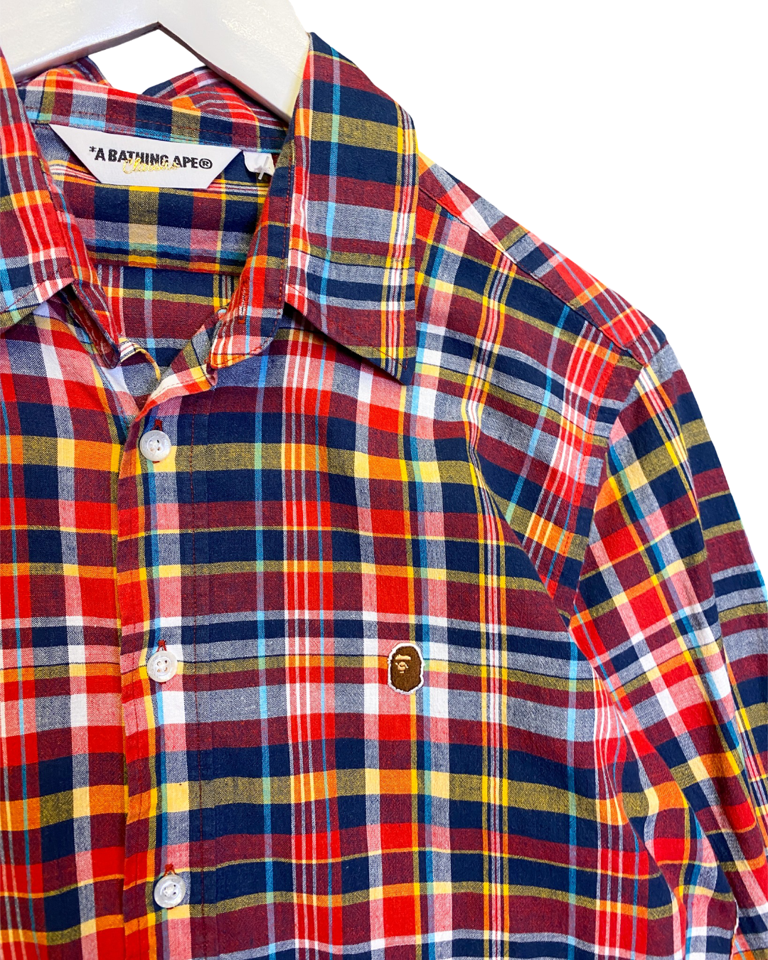 Size M | A Bathing Ape Plaid Cotton Shirt