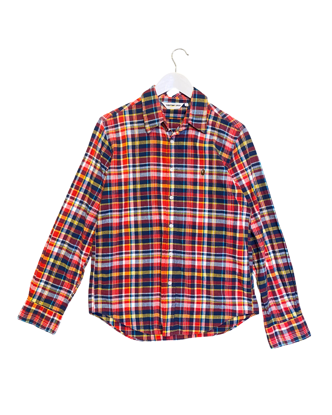 Size M | A Bathing Ape Plaid Cotton Shirt