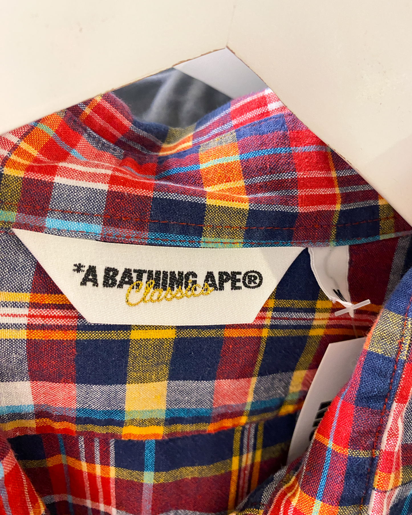Size M | A Bathing Ape Plaid Cotton Shirt