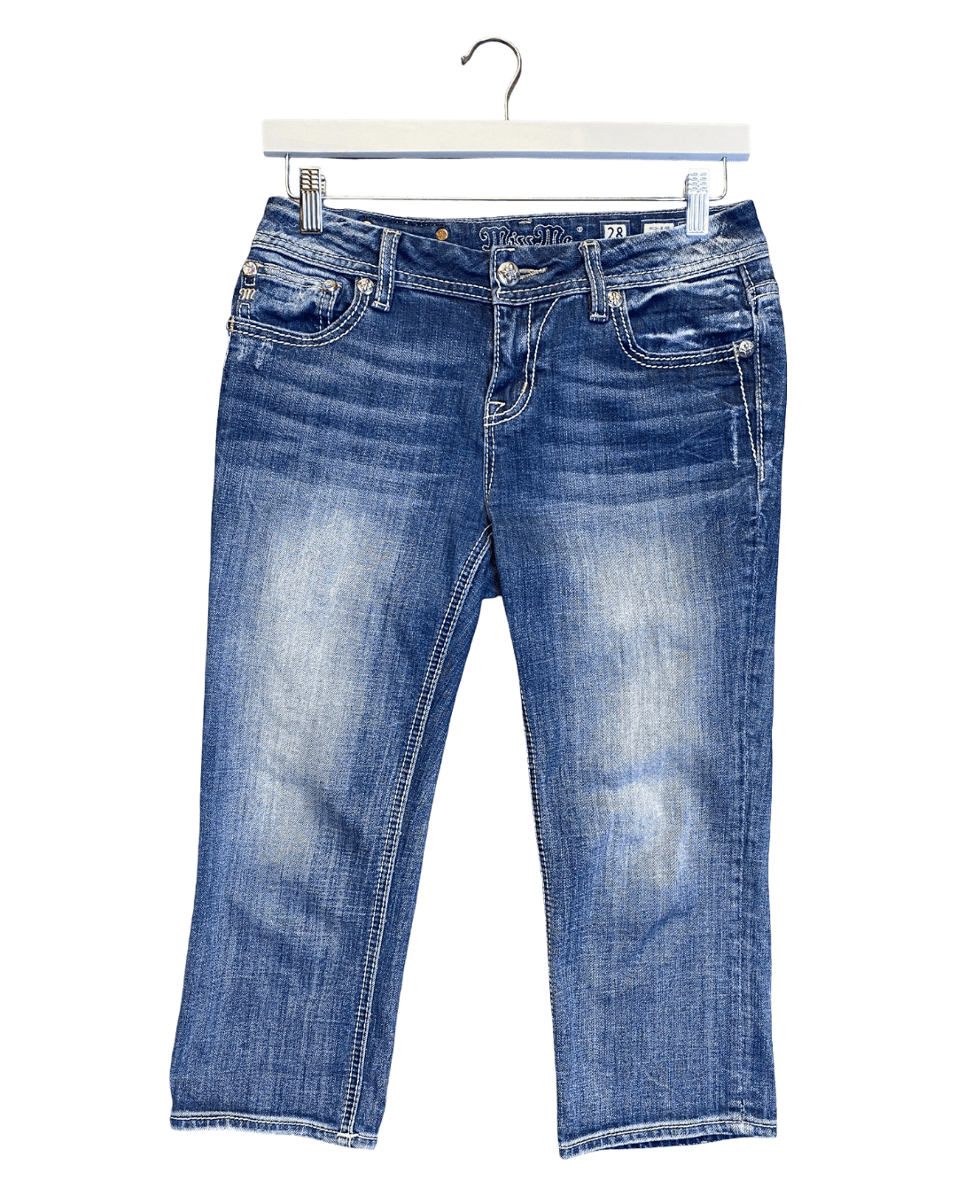 Size 28 | Miss Me Bedazzled Capri Jeans
