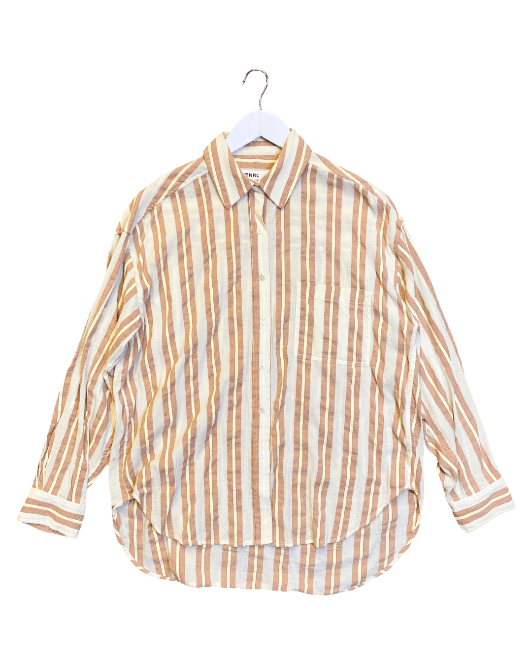 Size M | Venroy Striped Cotton Shirt