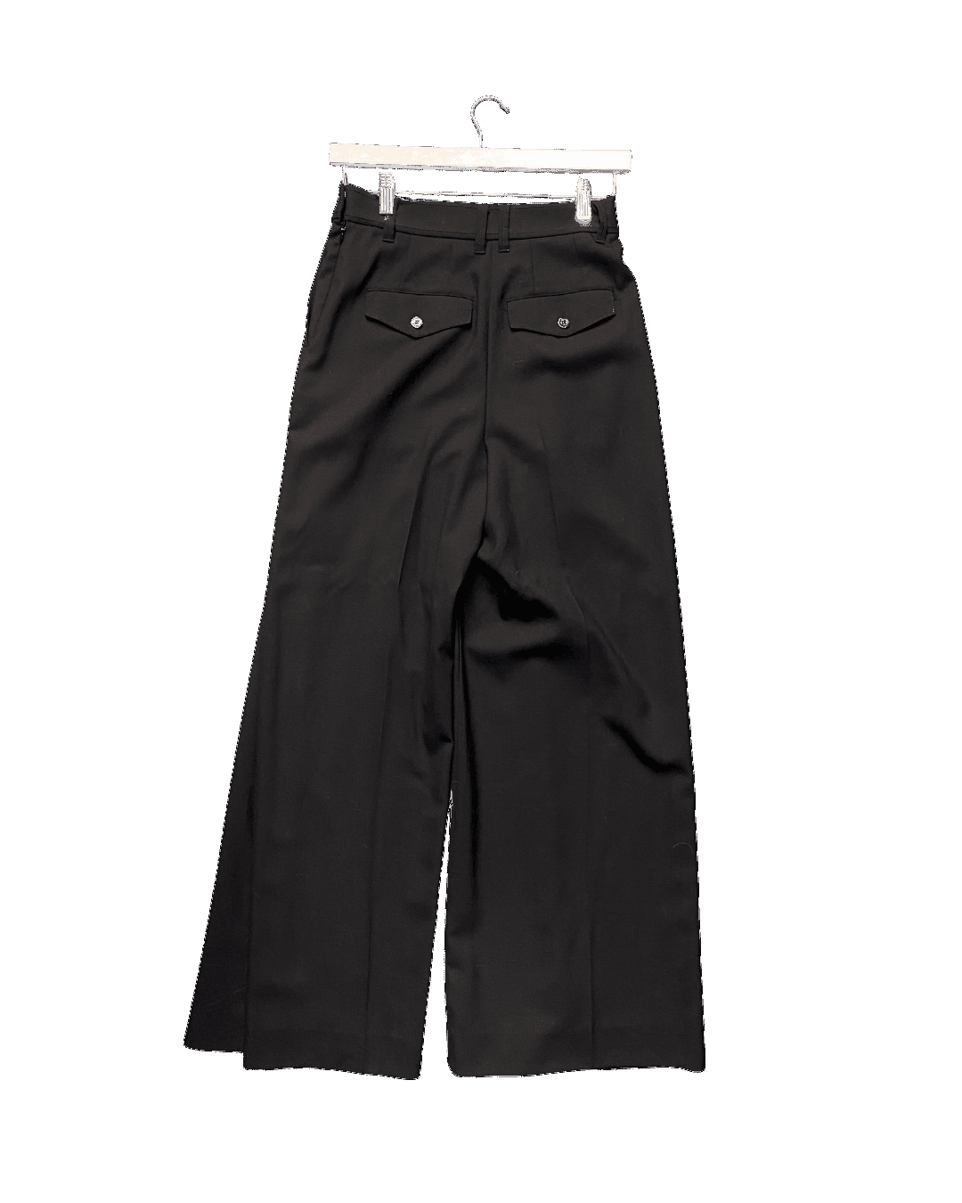 Size S | Lee Matthews Light Wool Pleat Front Pants,
