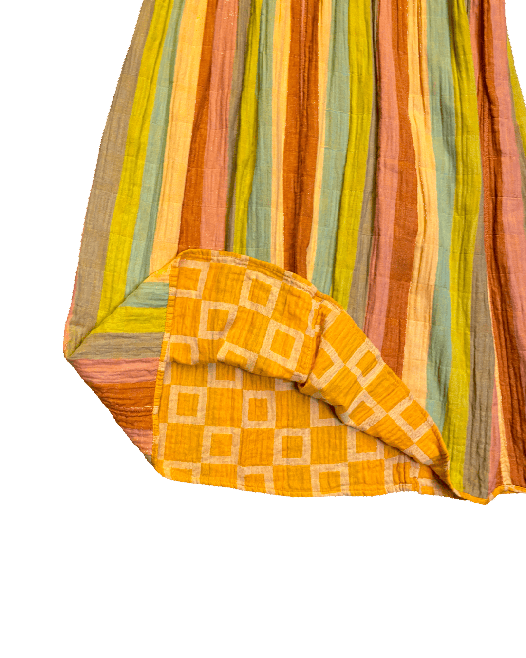 Size XL | Ace & Jig Reversible Woven Cotton Skirt