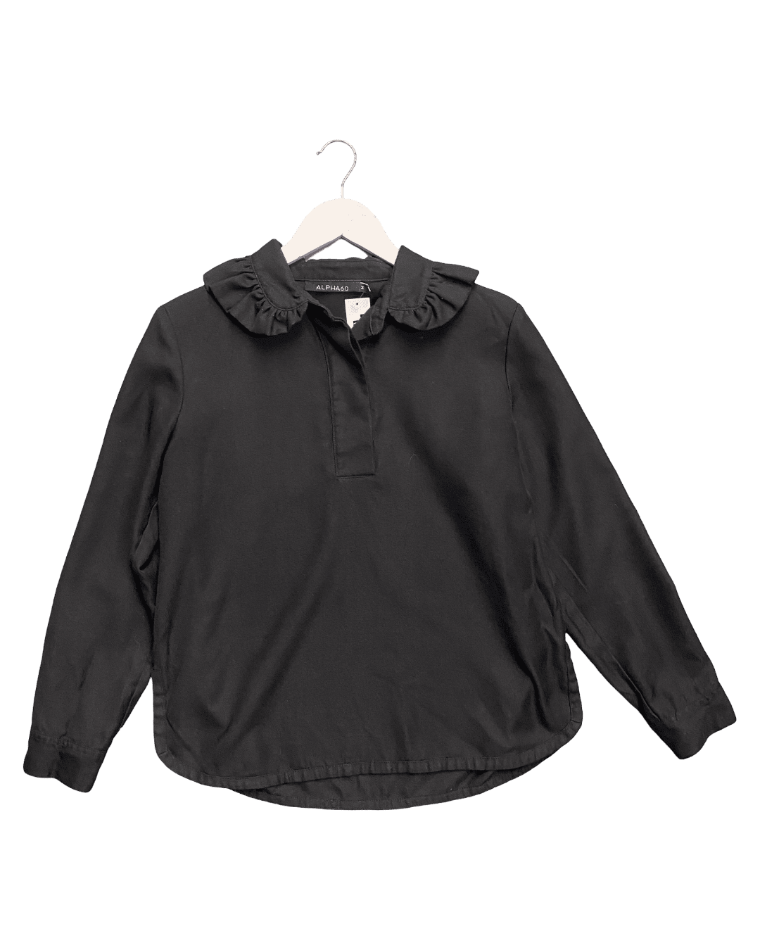 Size M | Alpha60 Ruffle Collar Shirt