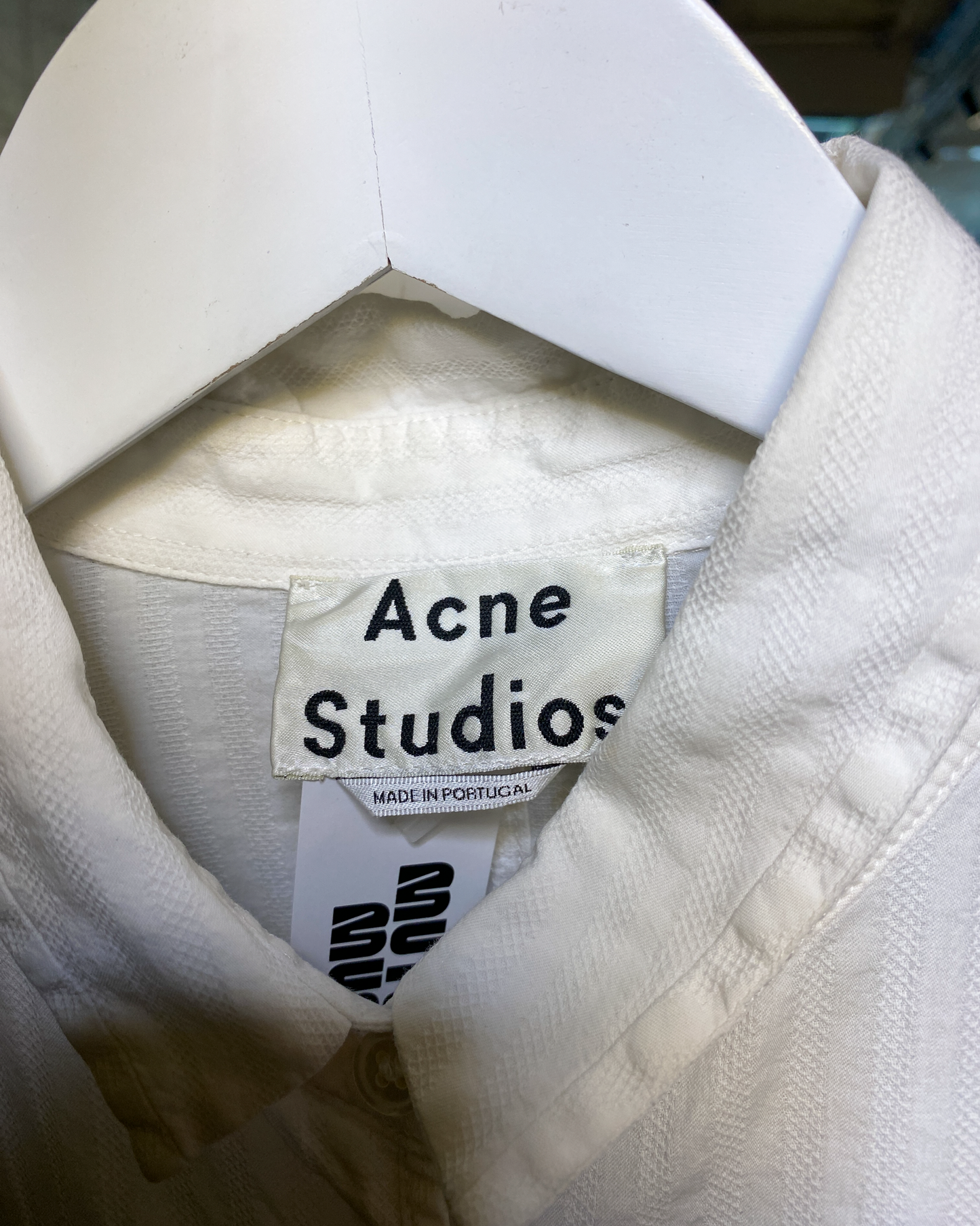 Size 36 (S) | Acne Studios Oversized Cotton Shirt Dress