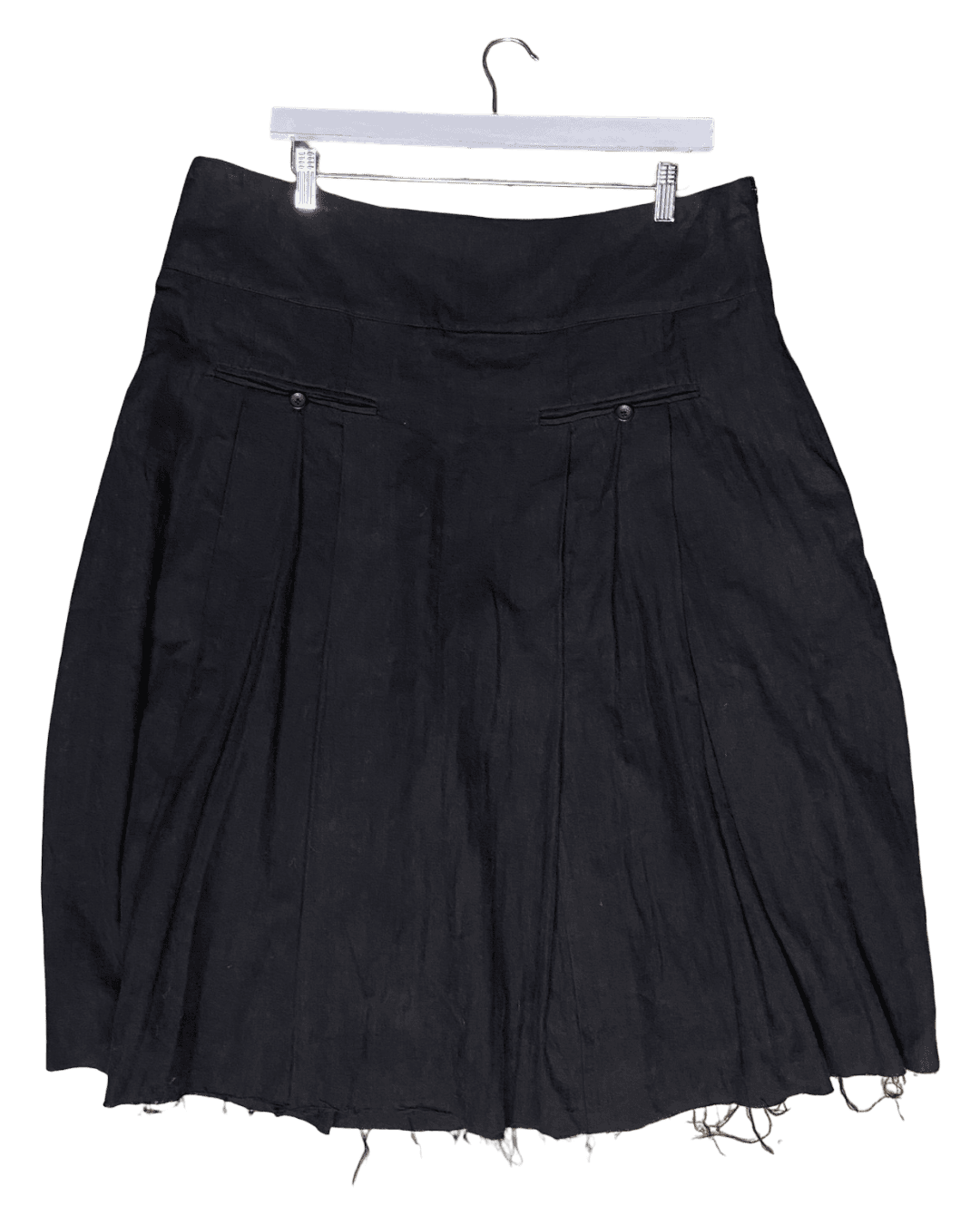 Size 5 (XXL) | Et Al Linen/Cotton Midi Skirt