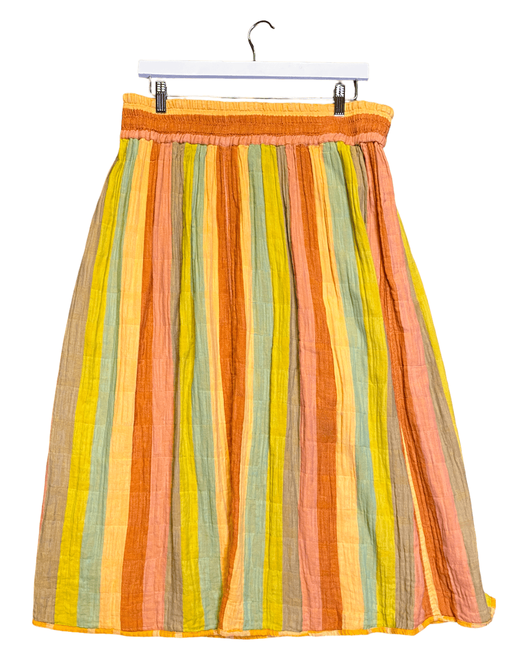Size XL | Ace & Jig Reversible Woven Cotton Skirt