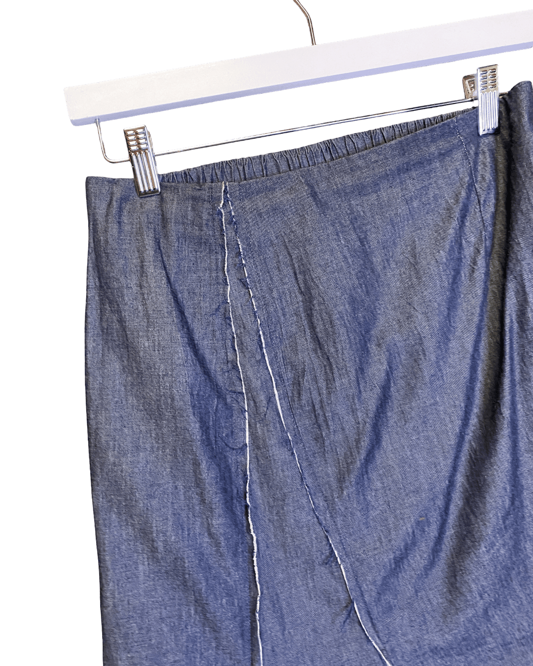Size 12 | Leonard St Asymmetric Chambray Skirt