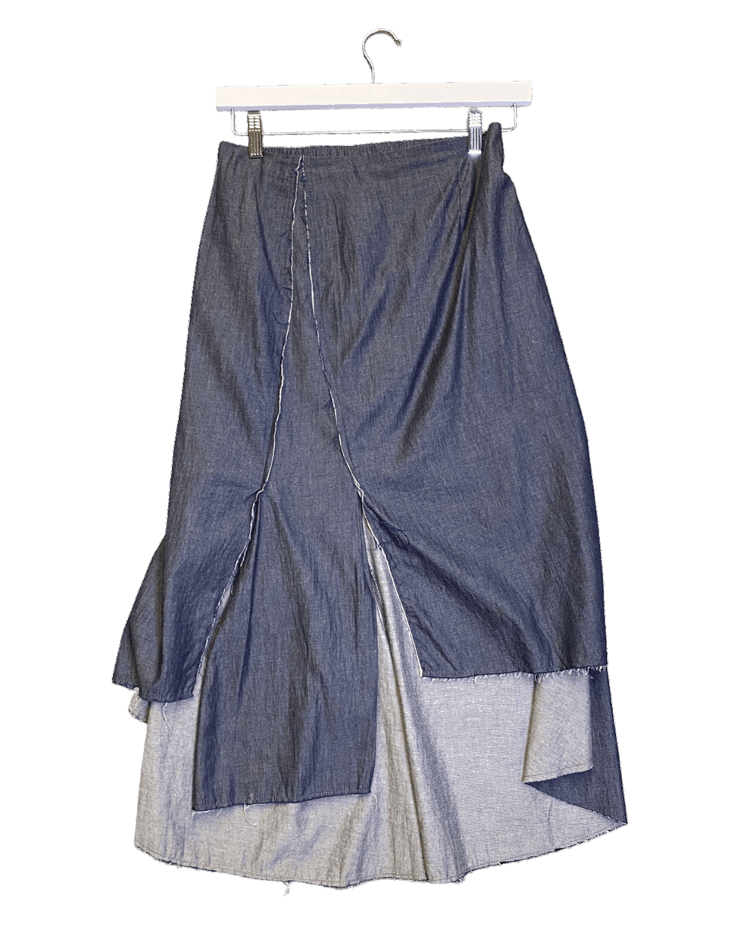 Size 12 | Leonard St Asymmetric Chambray Skirt