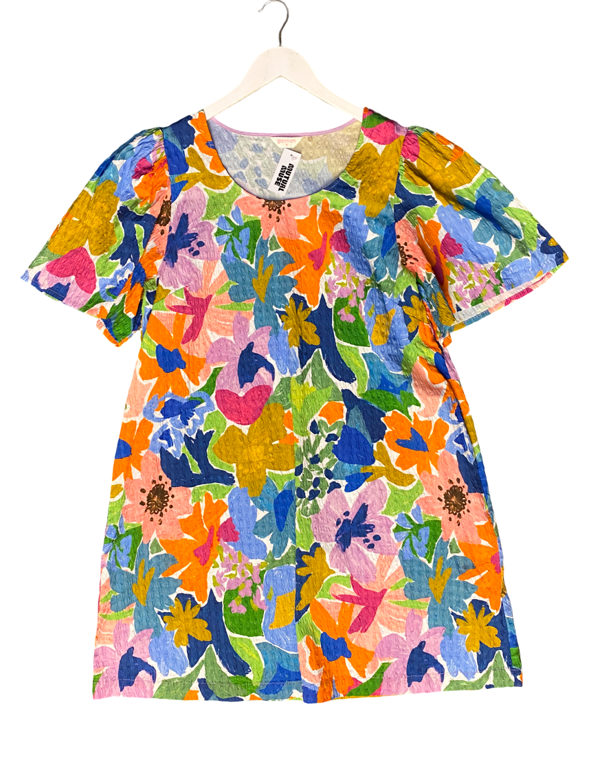 Size 16 | Gorman Wildflower Cotton Mini Dress