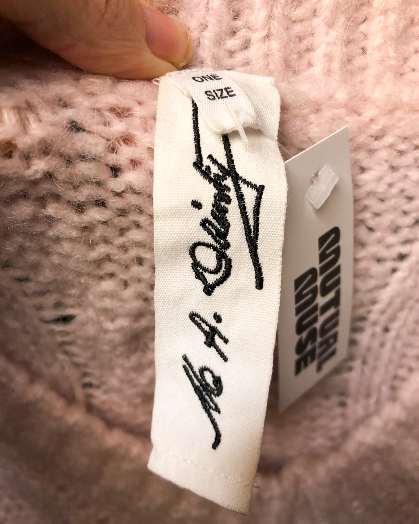 One Size |  M.A Dainty Fuzzy Oversized Knit Jumper