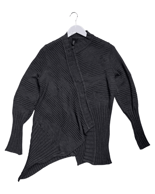 Size 4 (XL) | MM Söhn Asymmetric Merino Cardigan