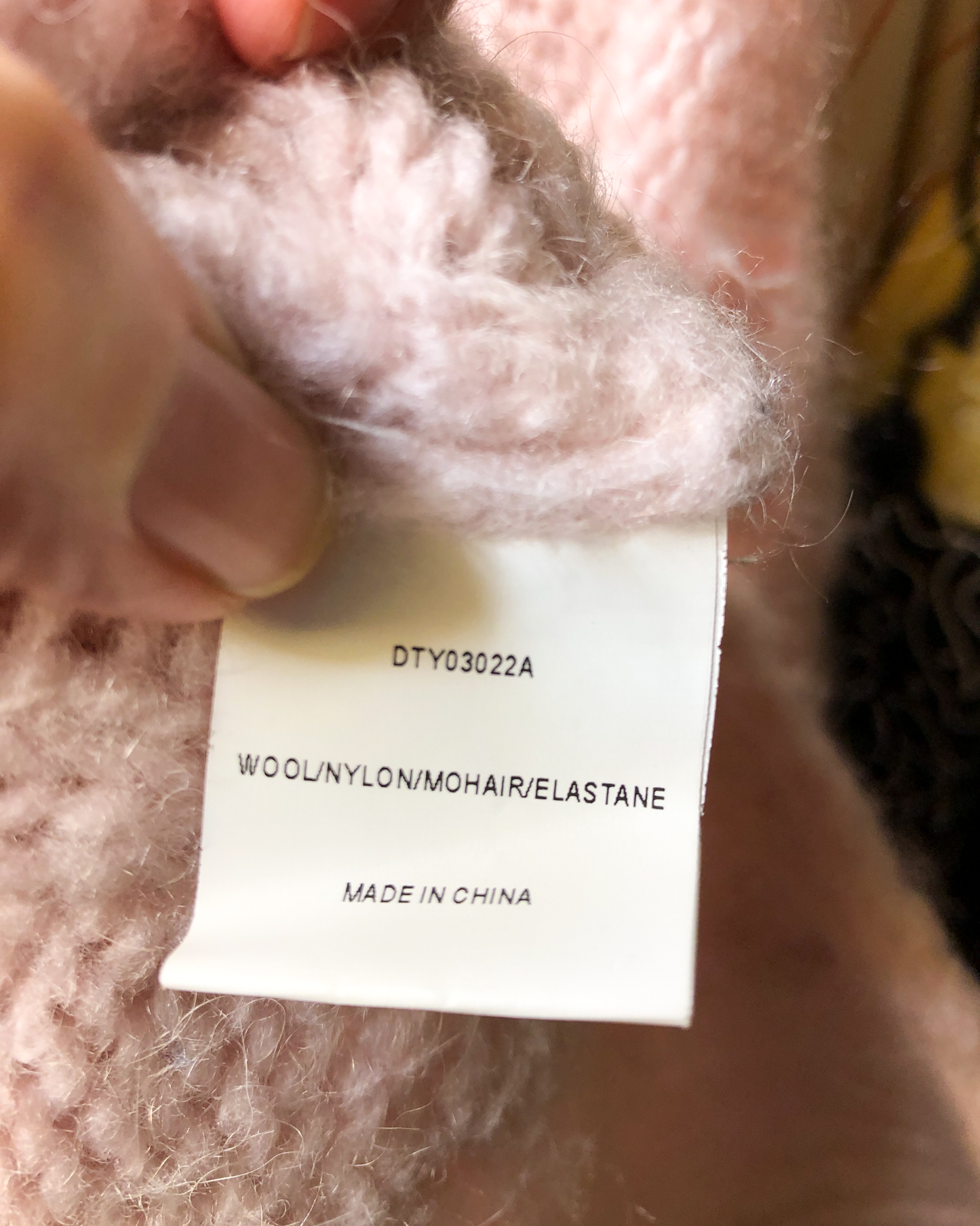 One Size |  M.A Dainty Fuzzy Oversized Knit Jumper
