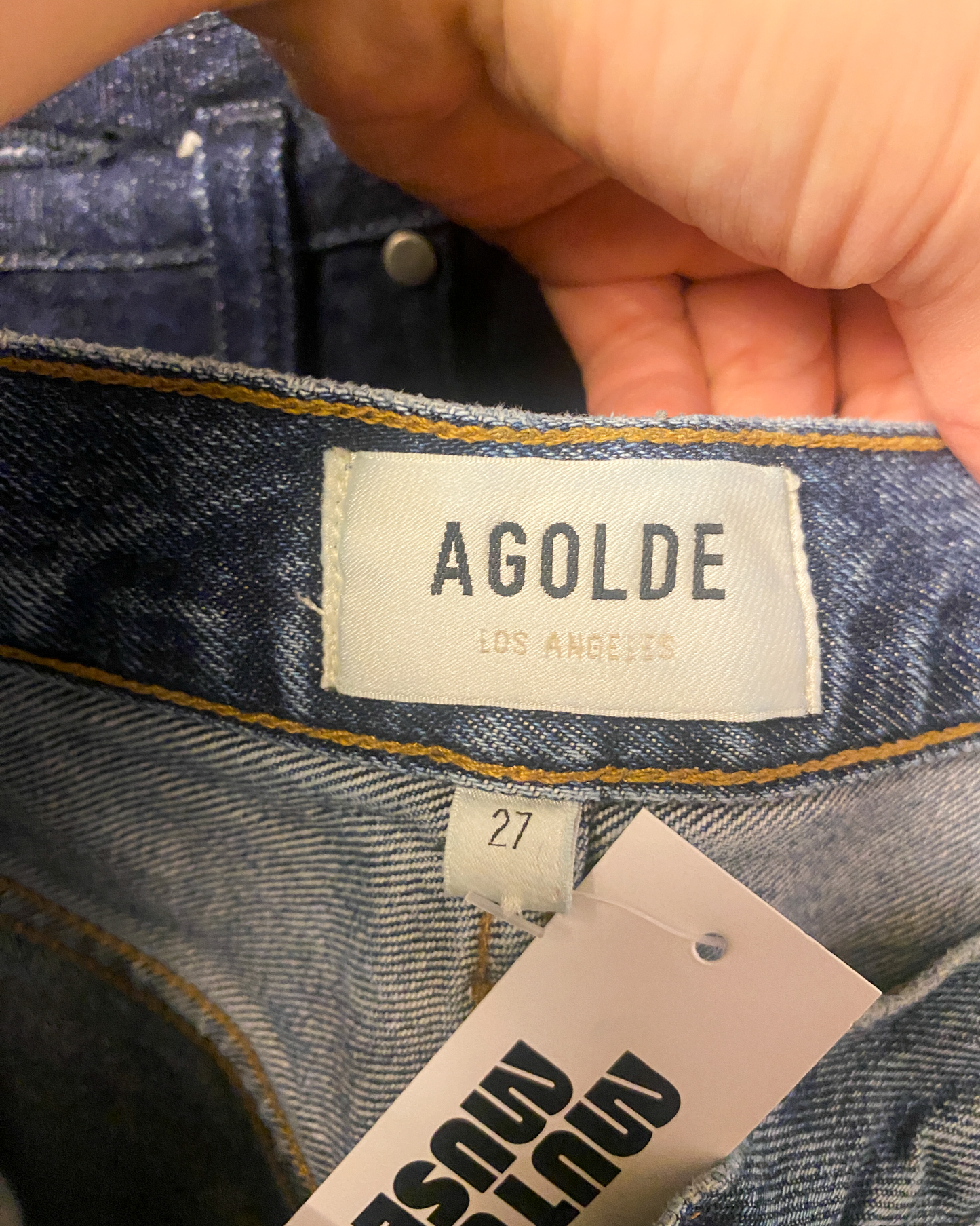 Size 27 | Agolde Cuffed Dame Jeans