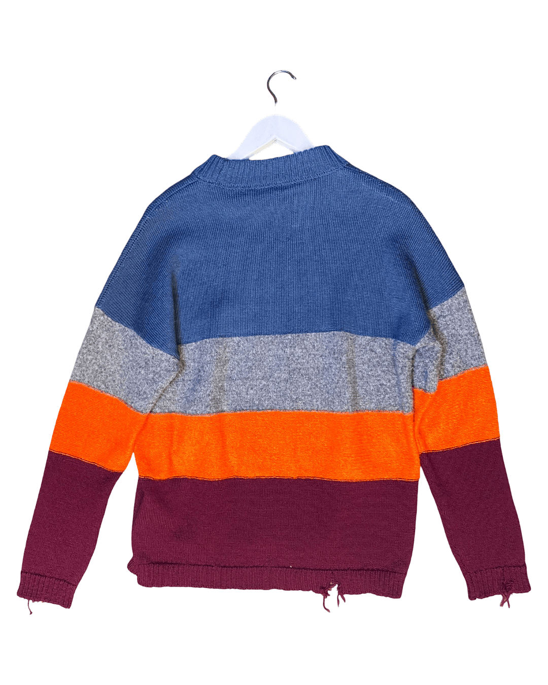 Size S | Off-White Distressed Jumper