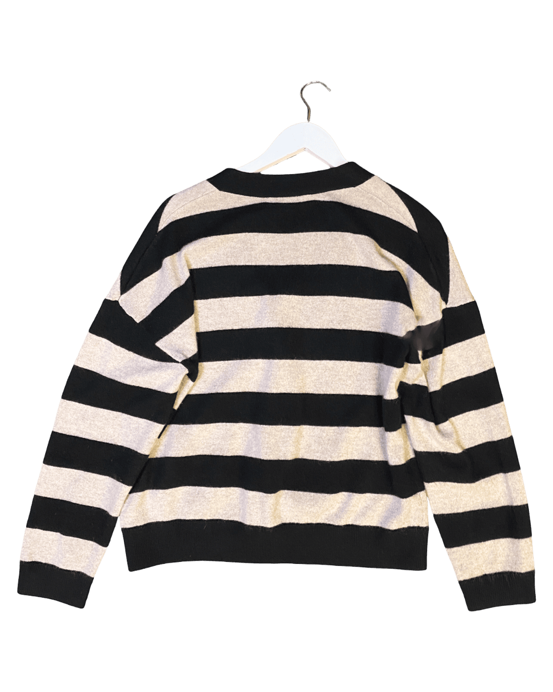 Size 3 (L) | Skin & Threads Striped Cashmere Cardigan