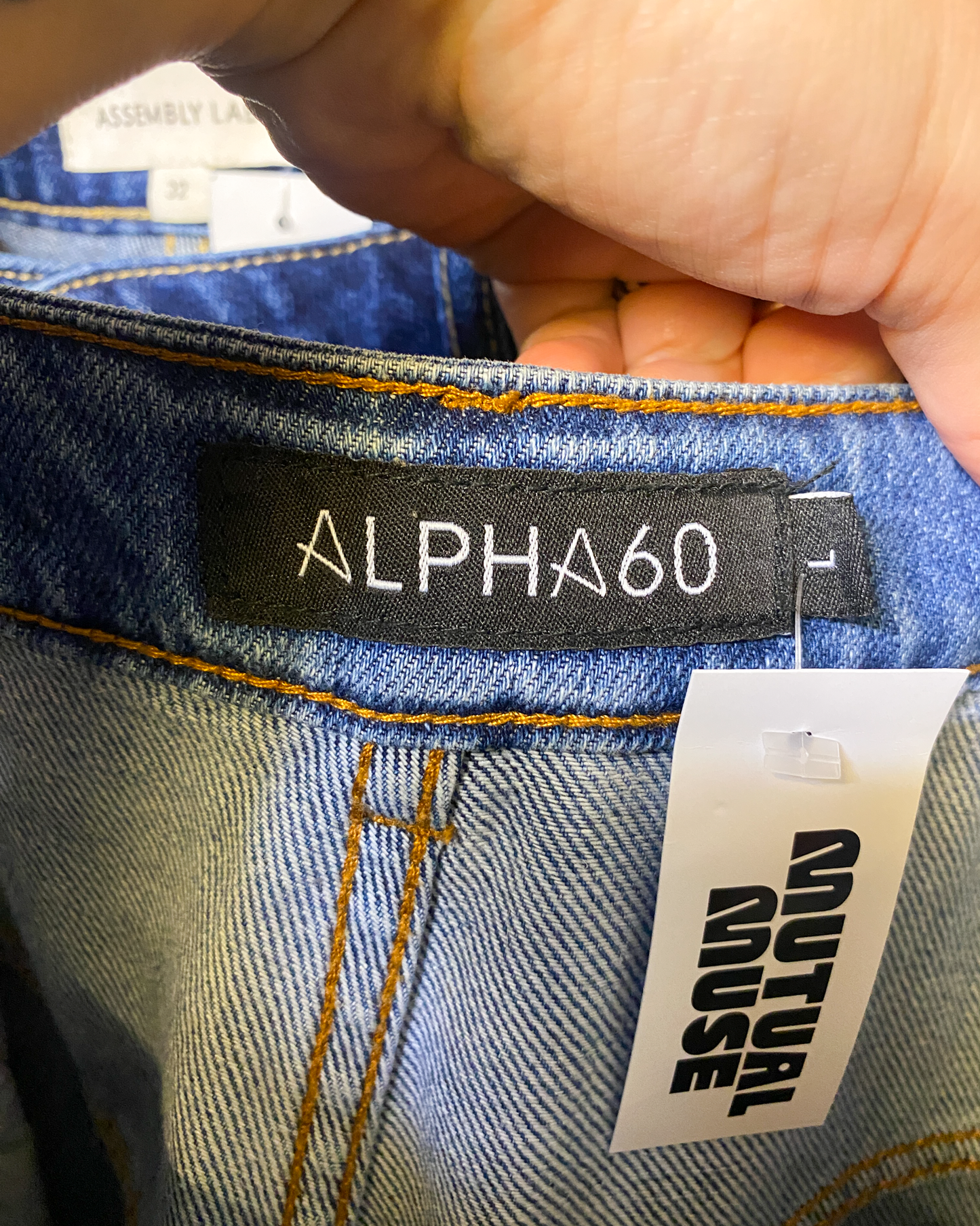 Size L | Alpha60 Wide Barrel Jeans