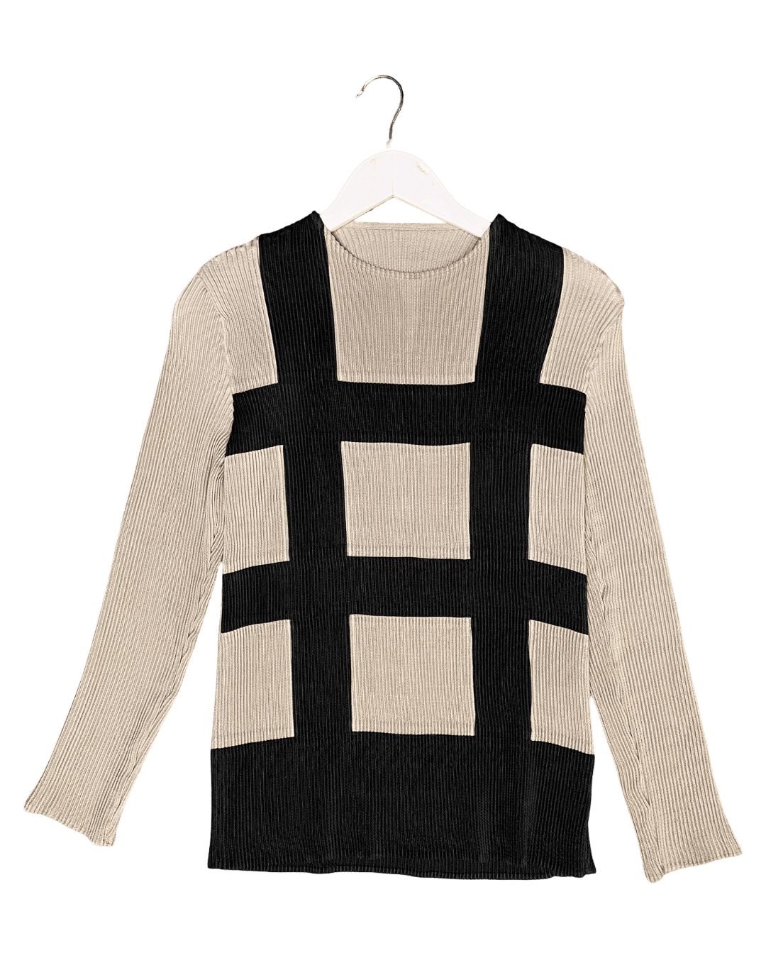 Size S/M | Issey Miyake Grid Pleated Top