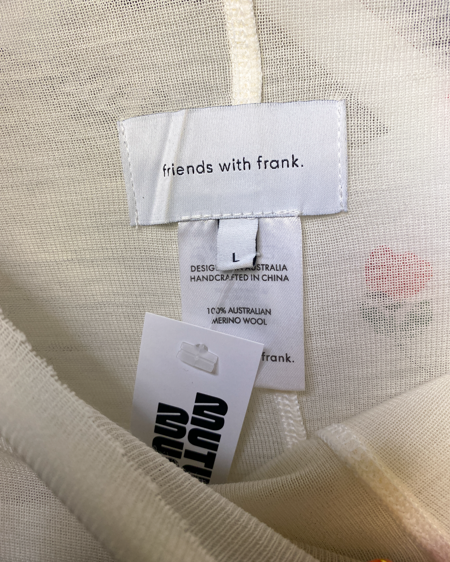 Size L | Friends With Frank Lightweight Merino Top