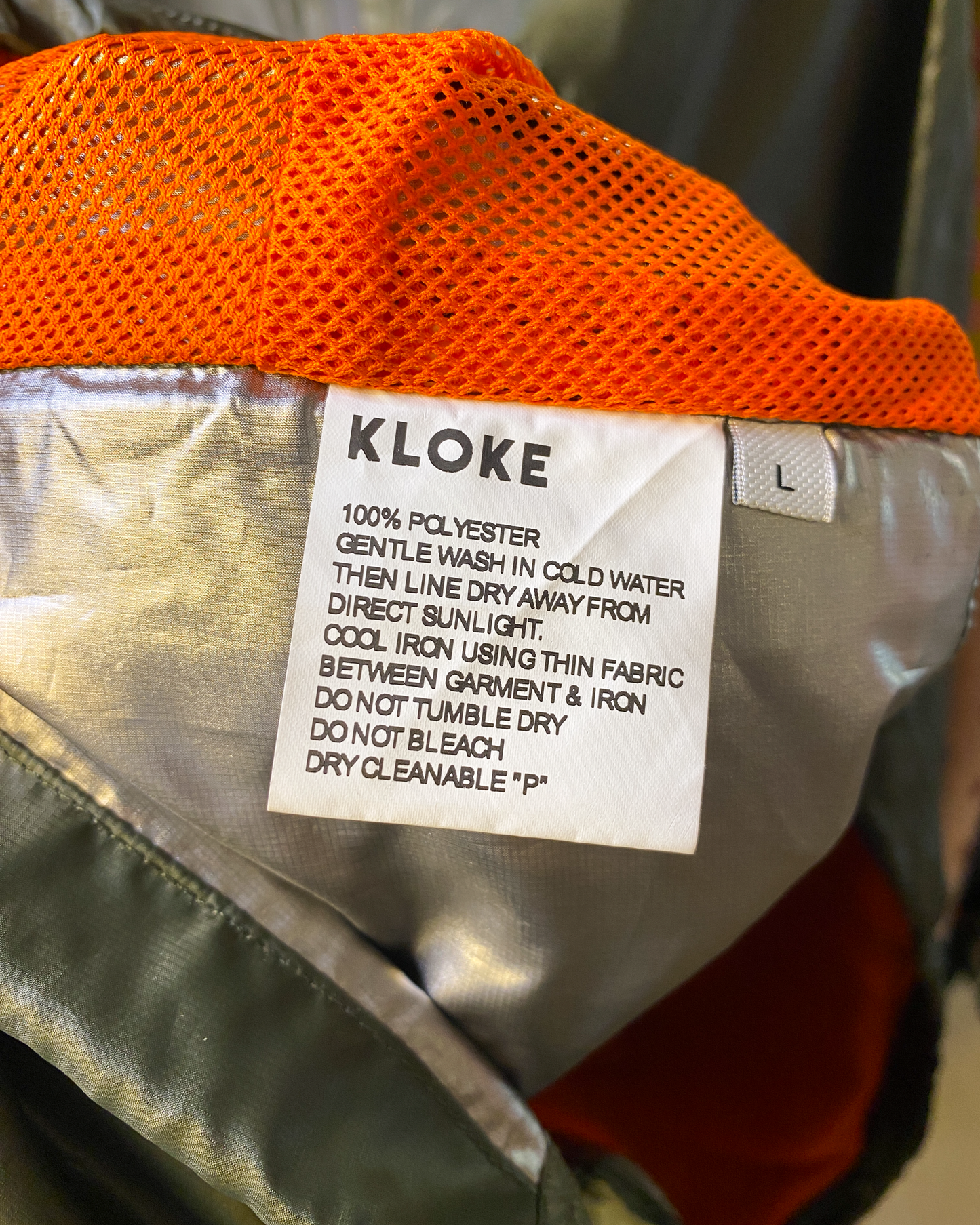Size L | Kloke Windcheater Jacket