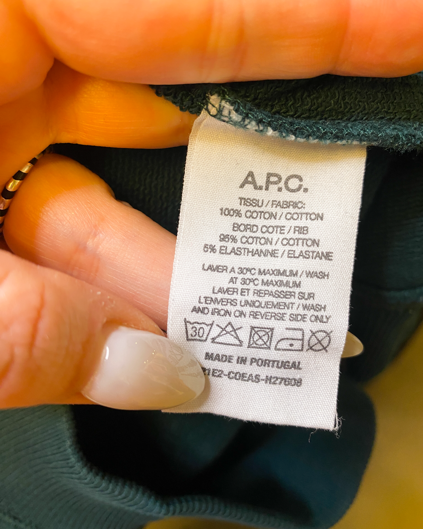 Size XL | APC Crew Neck Sweatshirt