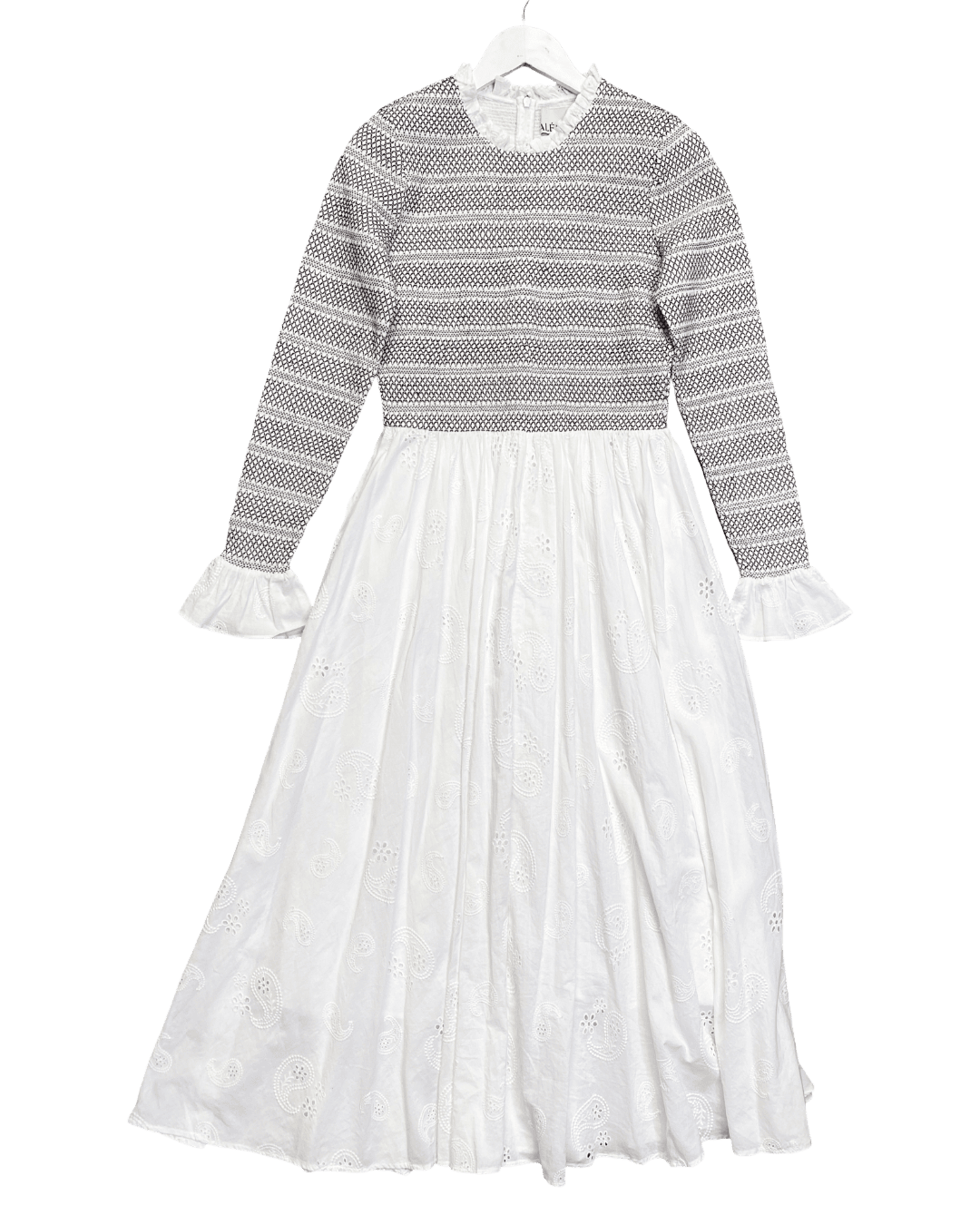 Size 10 | Alémais Smocked Dress NWT