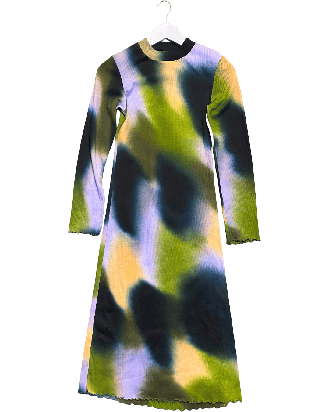Size M | SUKU Ribbed Jersey Midi Dress