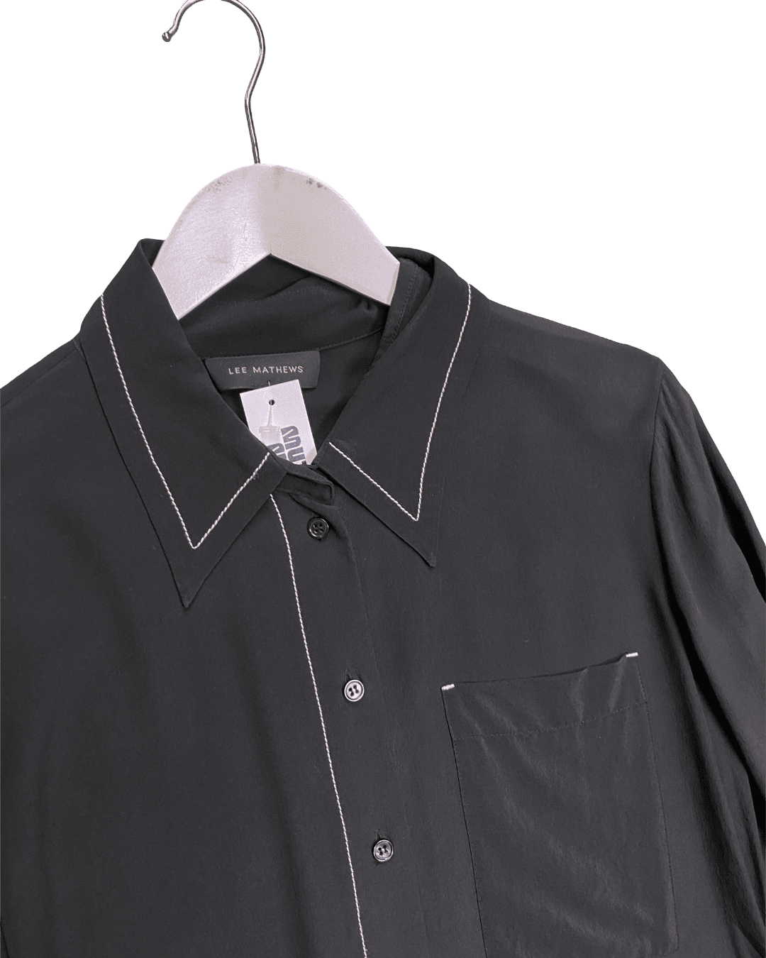 Size 1 (S) | Lee Matthews Silk Midi Shirt Dress
