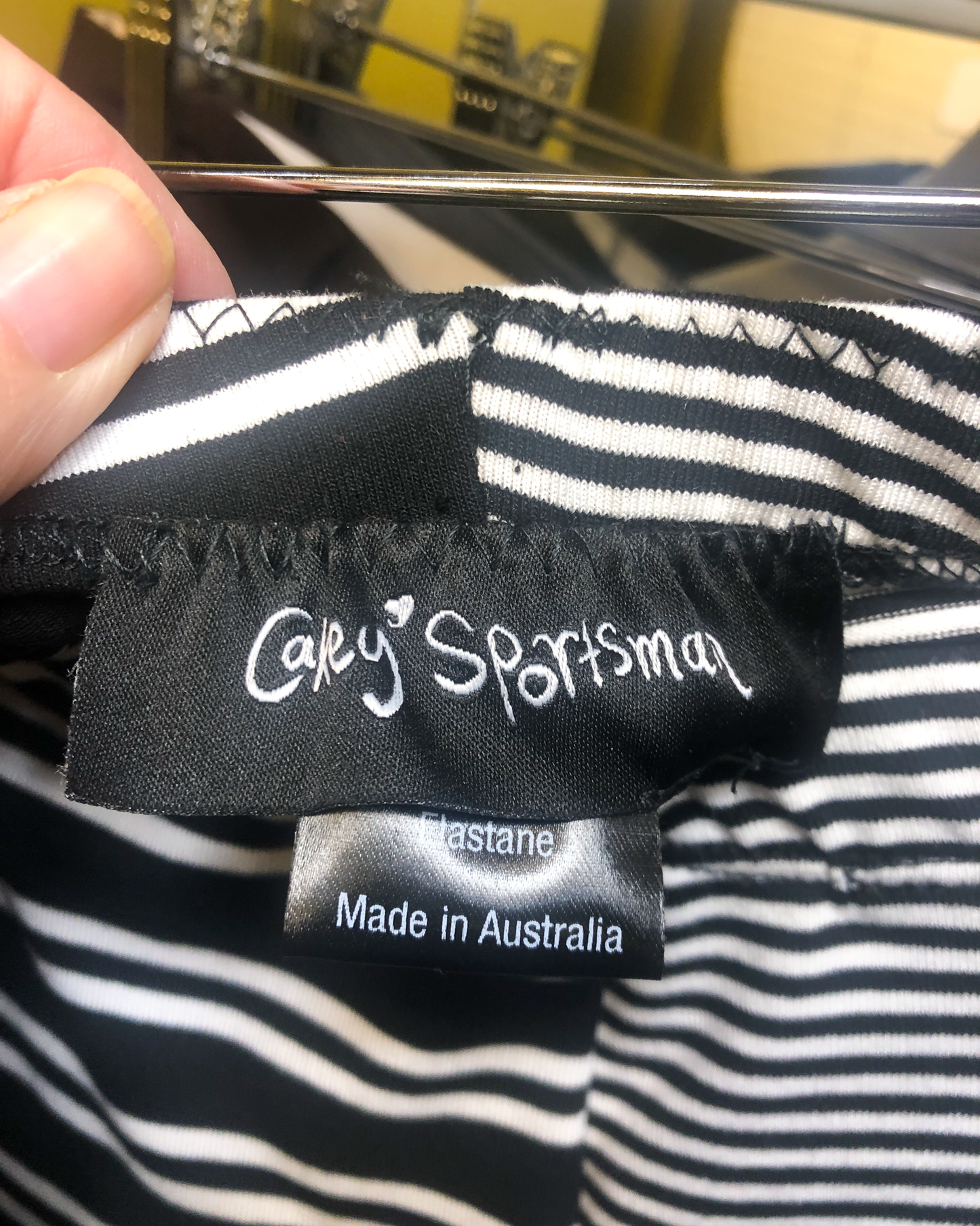 Size M | Cakey Sportsman Stripe Frill Capris