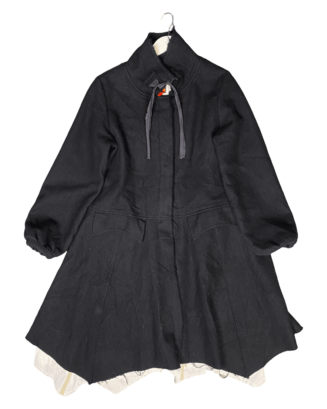 Size M | Ewa i Walla Layered Wool Coat