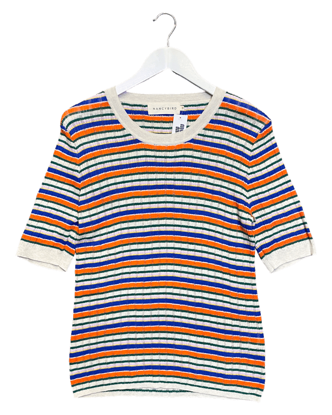 Size 16 | Nancybird Striped Cotton Knit Top