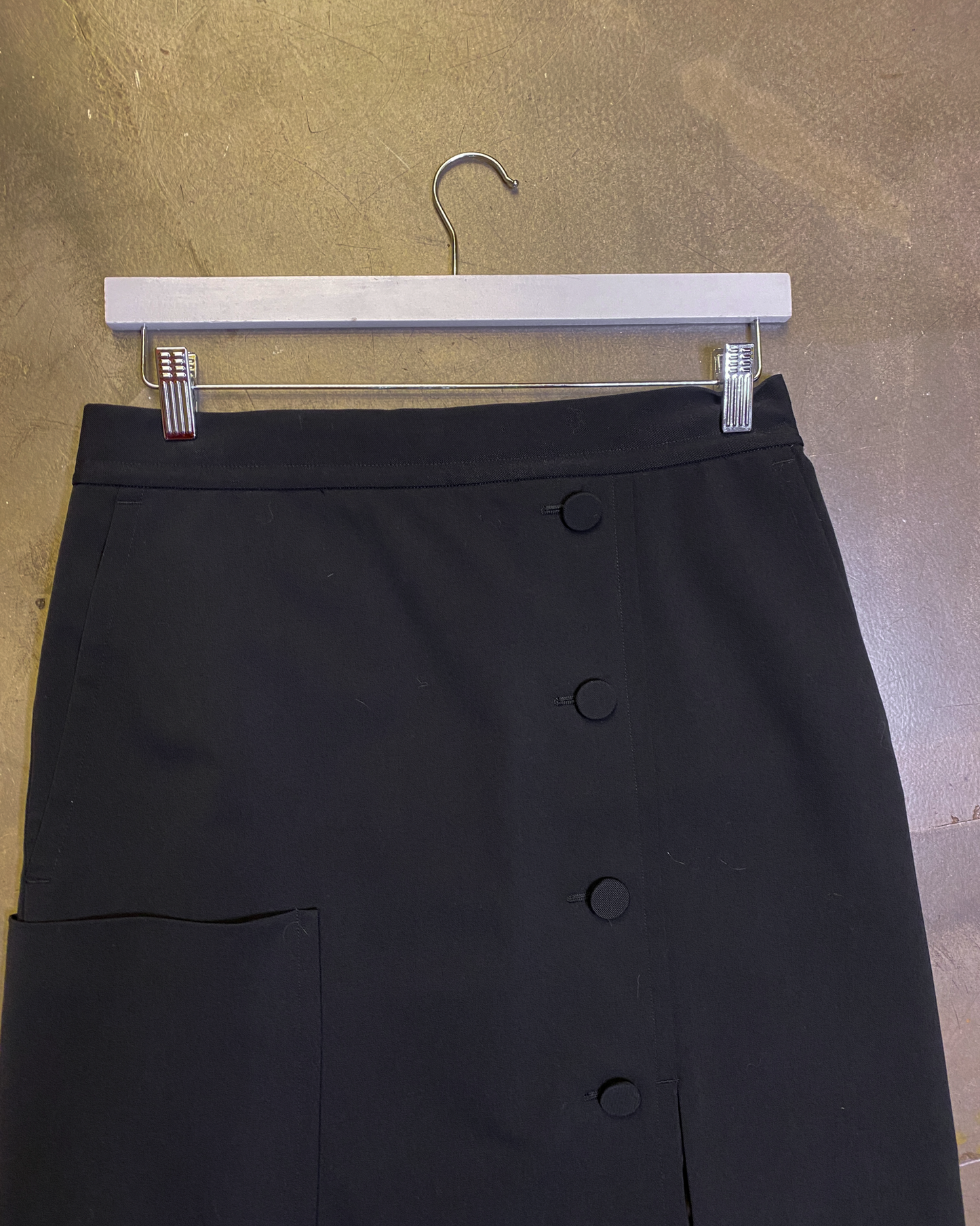Size M | Oroton Wool Blend Suit Skirt
