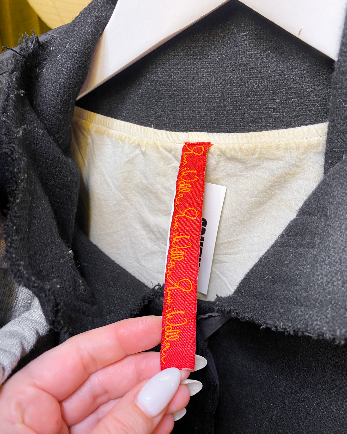 Size M | Ewa i Walla Layered Wool Coat