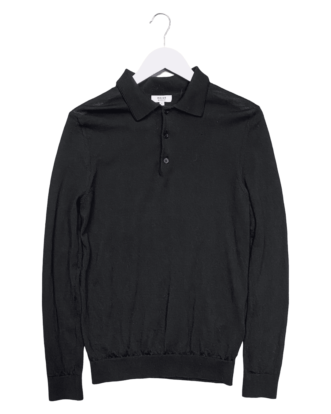 Size S | Reiss Merino Polo Top