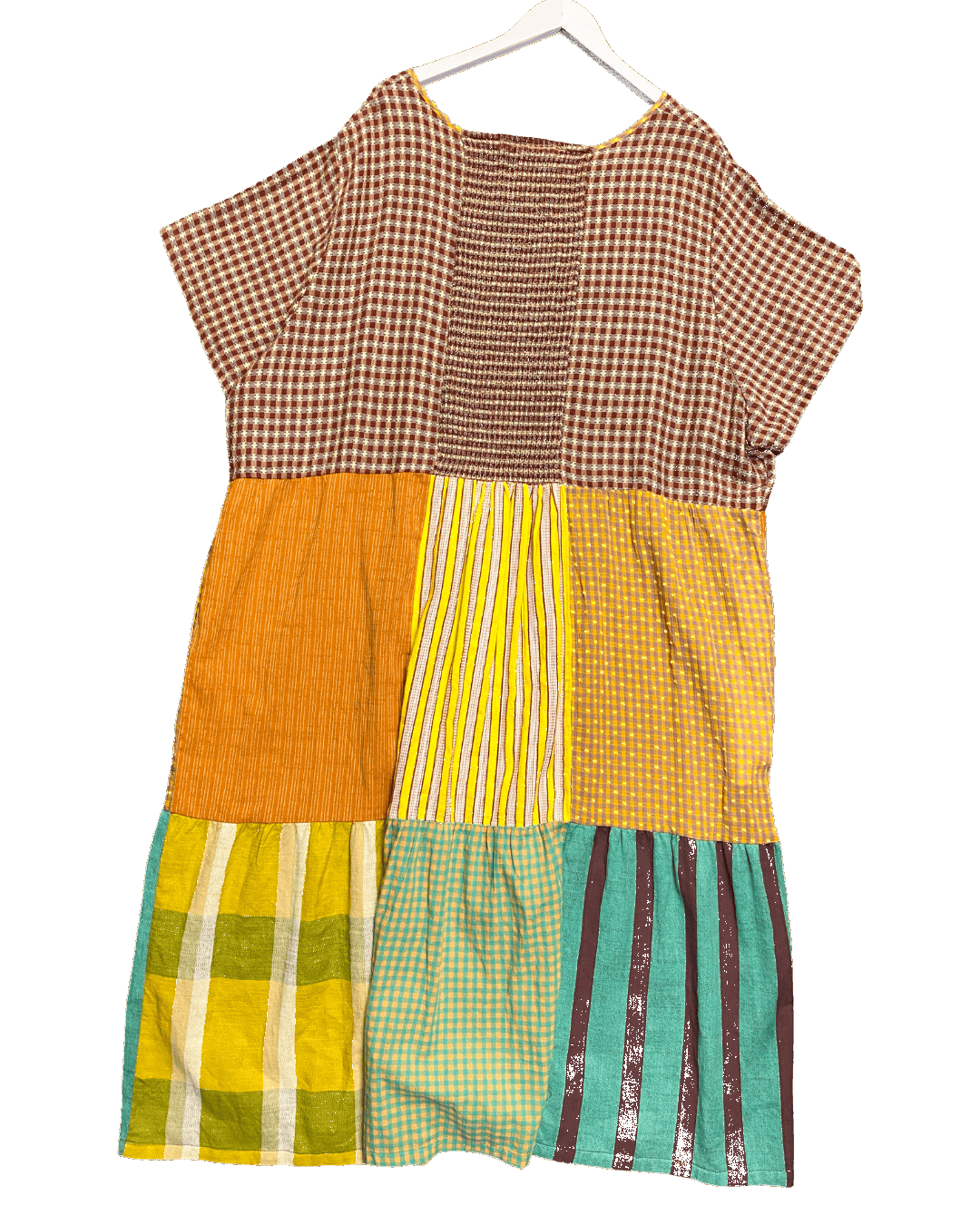 Size 4XL | Ace & Jig Patchwork Organic Cotton Dress