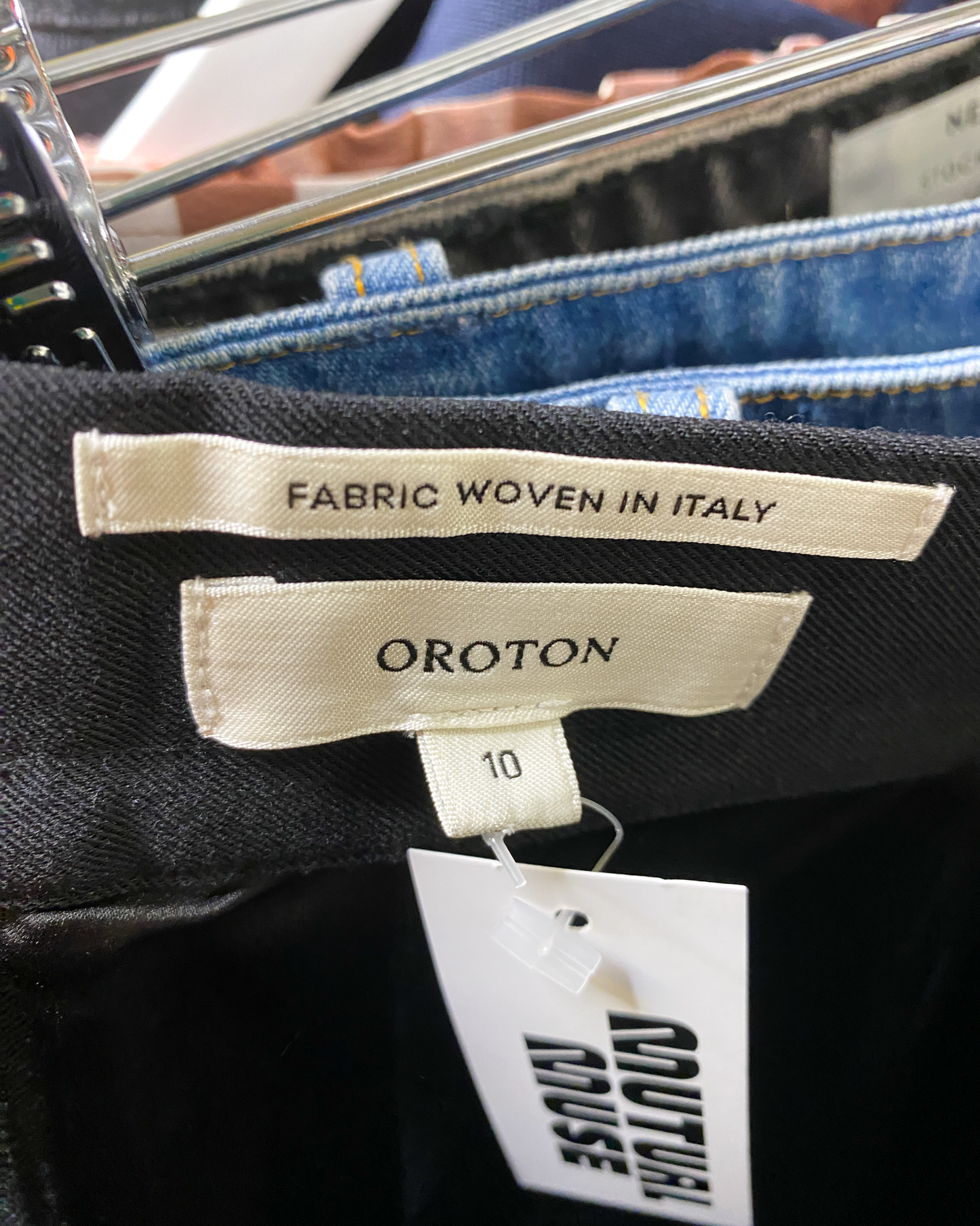 Size M | Oroton Wool Blend Suit Skirt