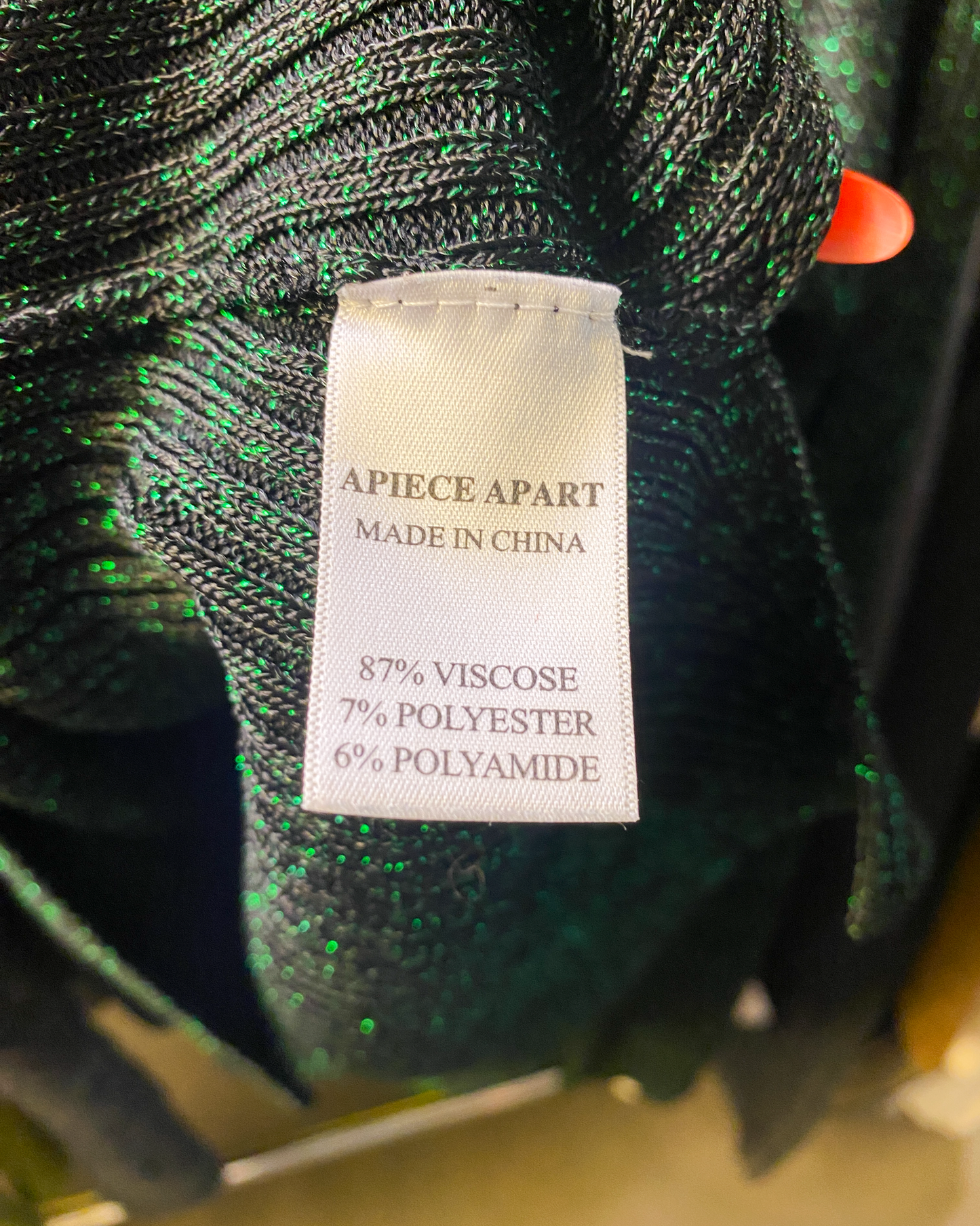 Size L | Apiece Apart Sparkle Knit Top