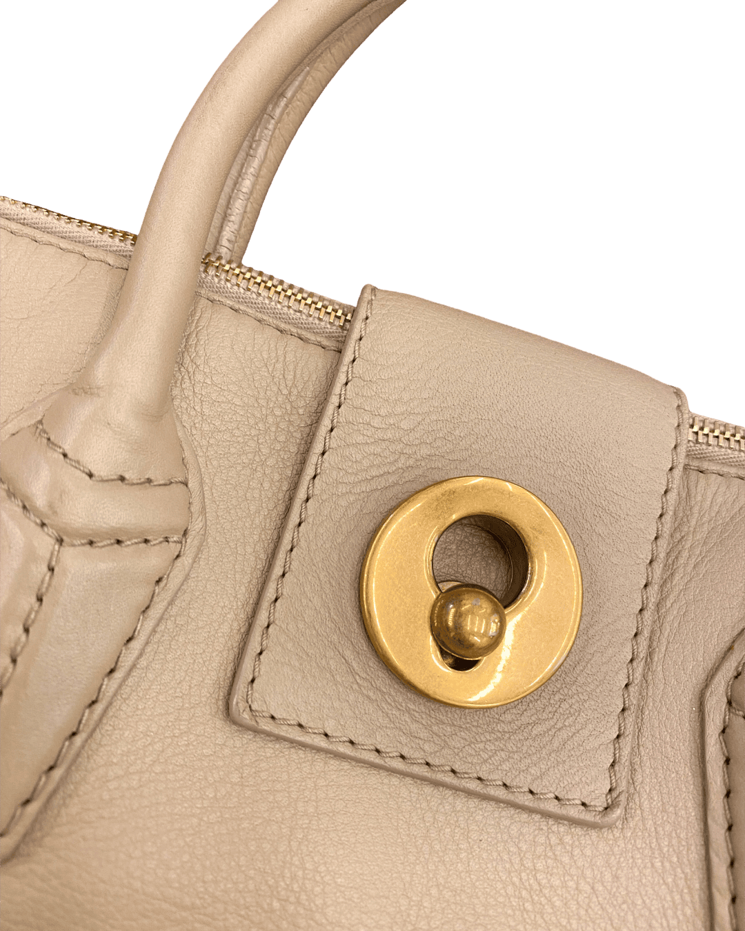 Yves Saint Laurent Muse Two Cabas Leather Bag