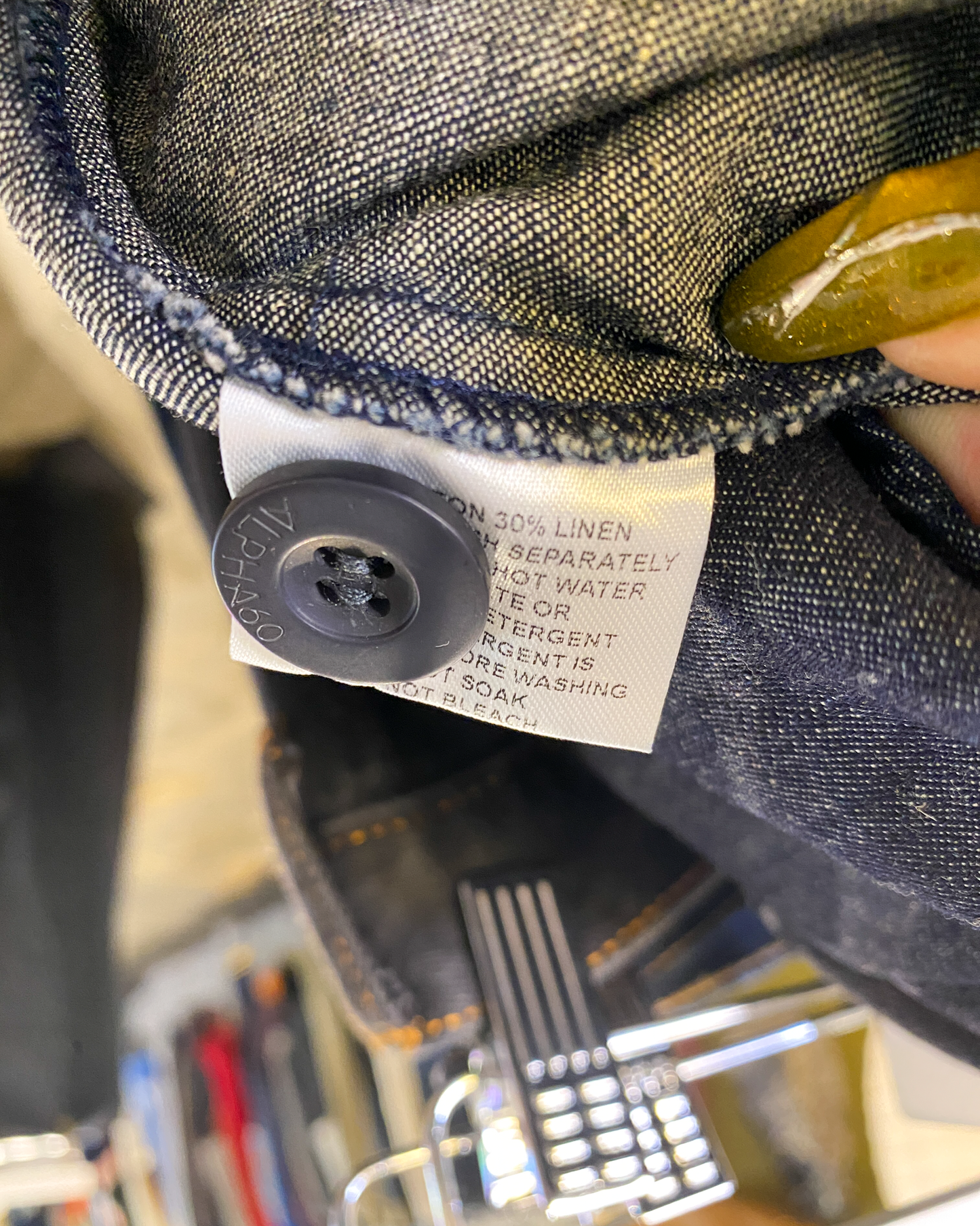 Size M | Alpha60 Linen/Cotton Bias Skirt