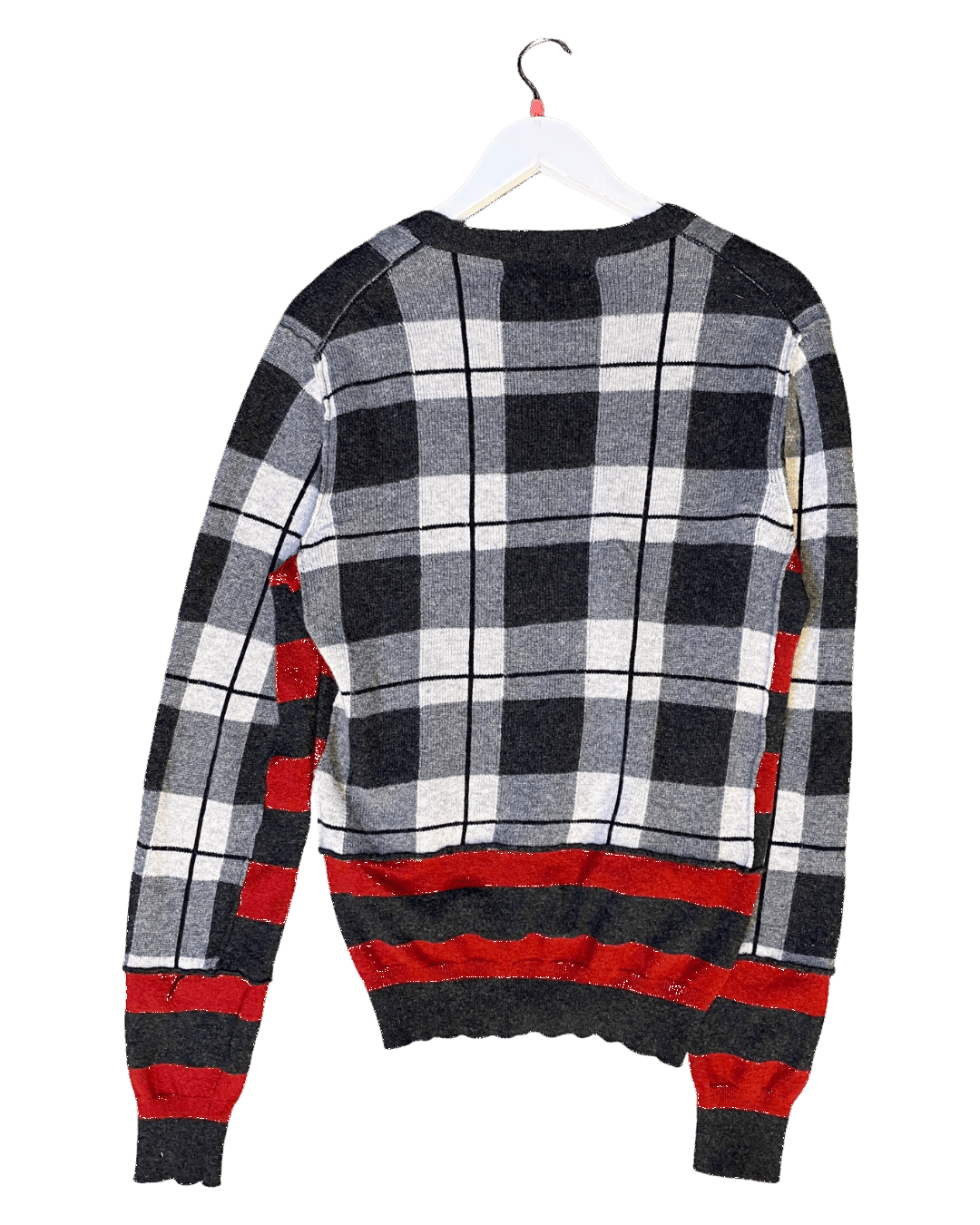 Grey / Red Dolce & Gabbana Jumper, M